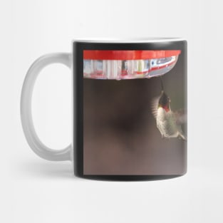 Hummingbird feeding Mug